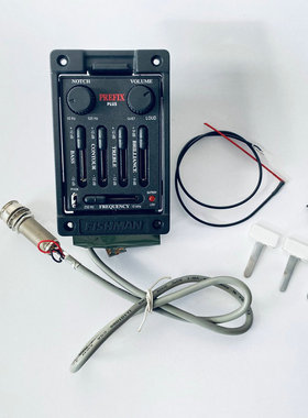 美国进口木吉他主动拾音器 4段均衡Prefix plus正品Fishman库存EQ