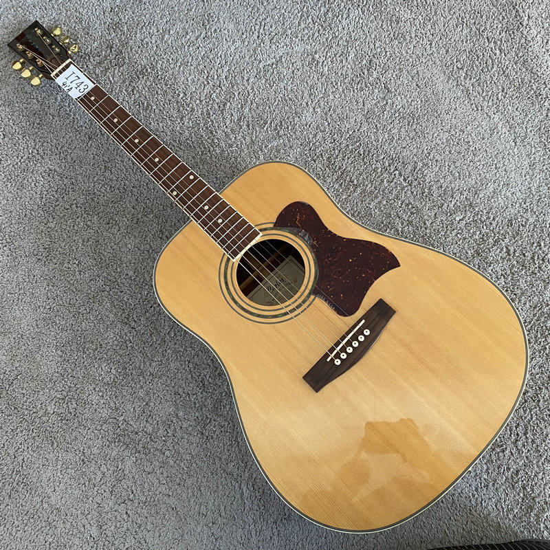 Carlos全单木吉他41寸云杉桃花芯全单板箱体20品 台产琴 国外品牌