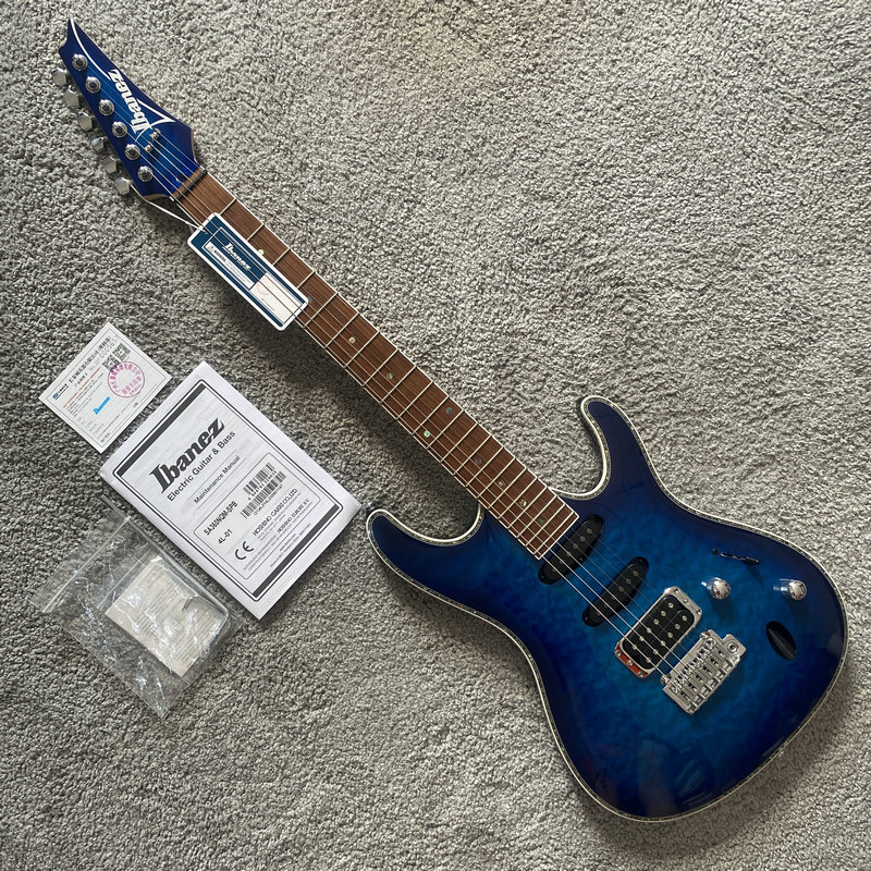 Ibanez SA360小双摇电吉他依班娜正品原装单单双拾音器蓝色水波纹