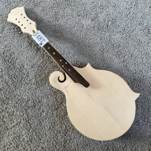 韩产曼陀林Mandolin吉他全单板 半成品DIY组装无品丝+油漆 曼陀铃