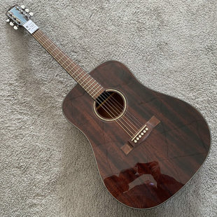 非洲桃花心木单板民谣41英寸面单木吉他20品原木色 外贸品牌 捡漏