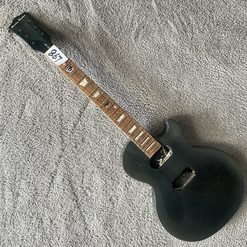 LP半成品吉他 Gibson款 LP custom 电吉他  Harley Benton微瑕疵