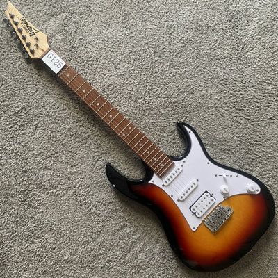 IBANEZ电吉他日落色22品入门单摇