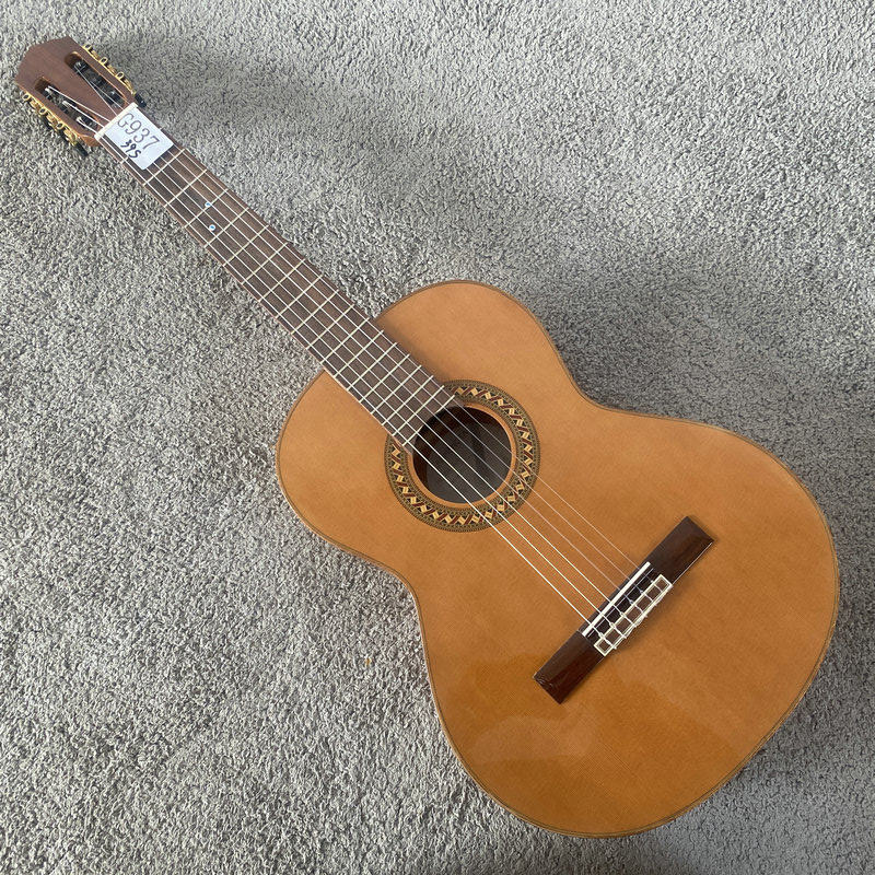 39寸古典吉他红松木单板琴19品玫瑰木 国外品牌尼龙弦木吉他 微瑕