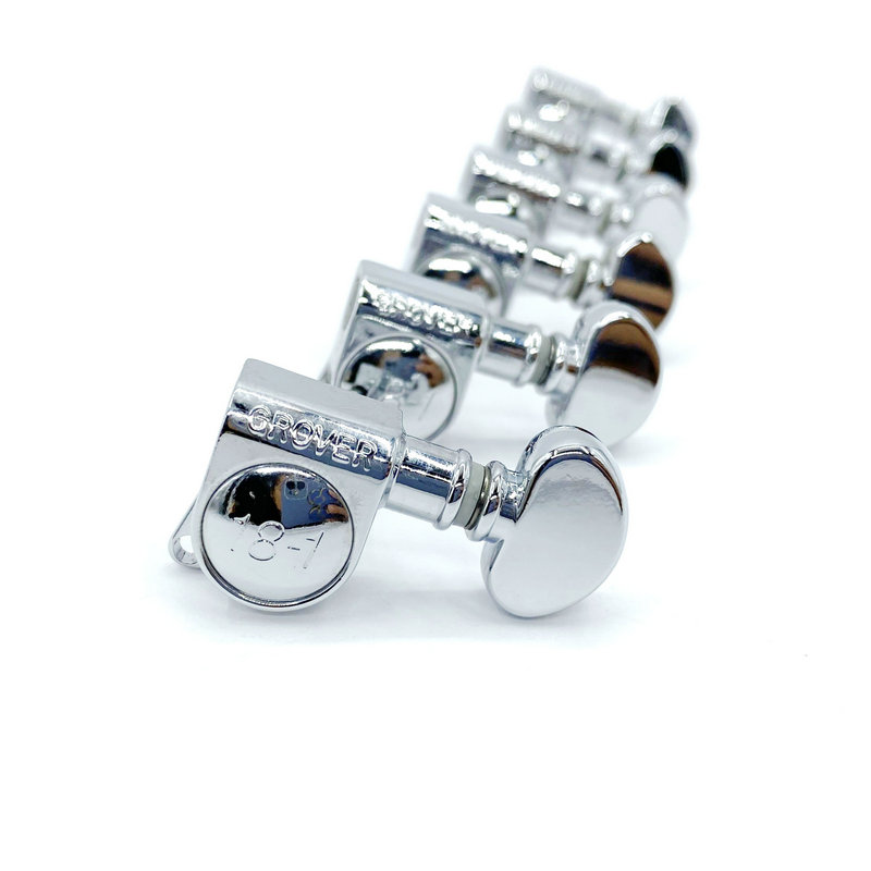 电吉他琴钮 Grover银色 木吉他&电吉他弦准 卷弦器 韩国进口 单边