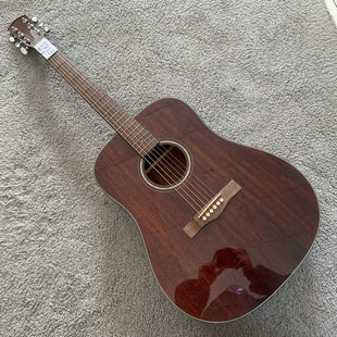 单板木吉他 41英寸桃花心木面单民谣 20品玫瑰木 外贸定制琴 进阶