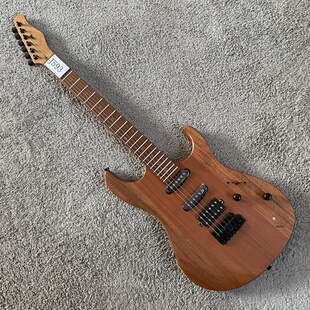品牌挡标琴 木材巴结微瑕 小双摇SSH实木桃花芯22品 烤枫木电吉他