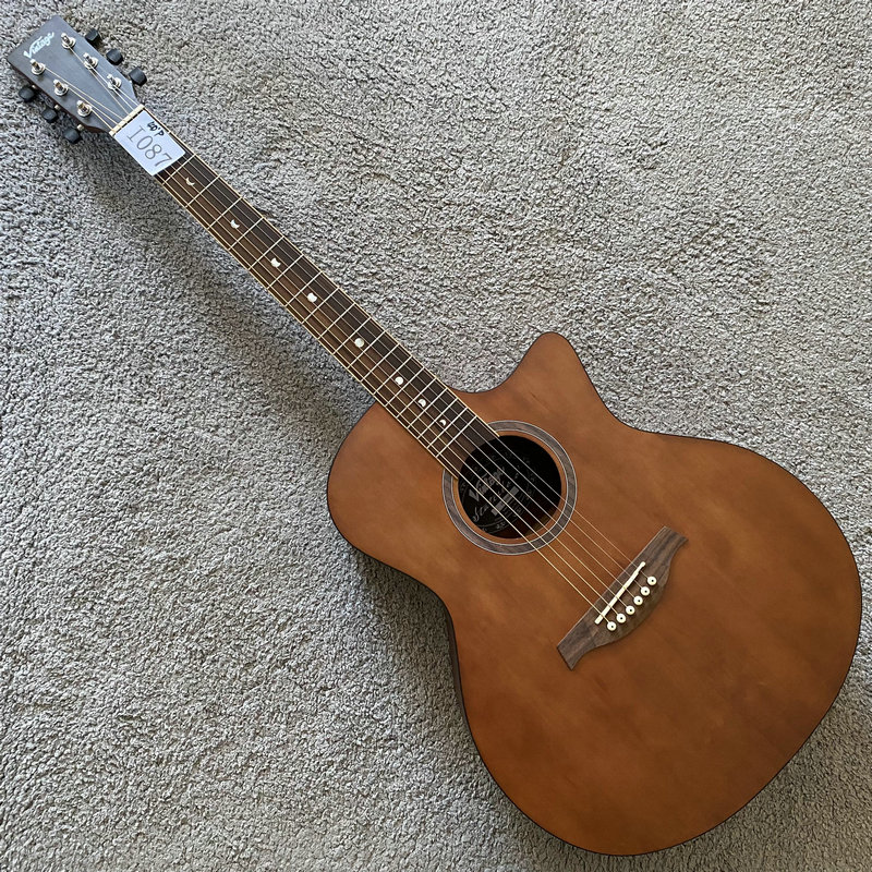 40英寸木吉他 英国vintage民谣 台产库存琴 复古款云杉桃花芯箱体