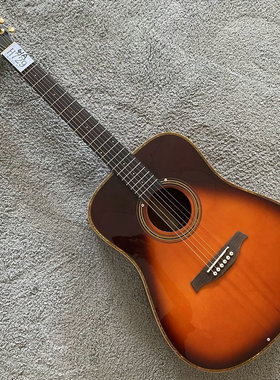 Zoller木吉他41英寸全单民谣吉他欧洲云杉非洲桃花心木全单板特价