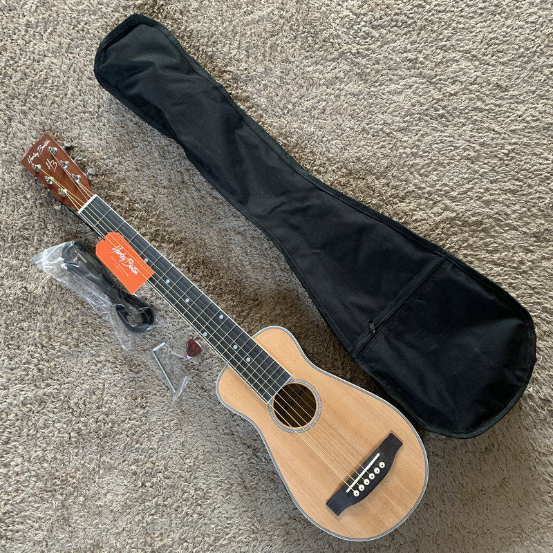 Harley Benton民谣琴迷你旅行款木吉他儿童练习入门34寸 MINI钢弦