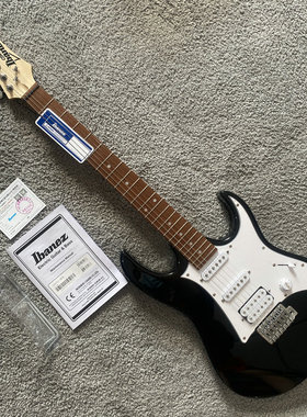 Ibanez依班娜电吉他 学生初学入门单摇吉他黑色 SSH拾音器GRX40新