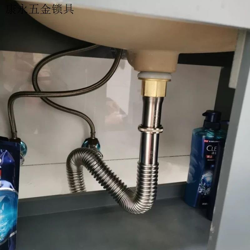 配件台盆器洗手池漏水塞防臭面盆洗脸盆水池洗手盆下水器下水管.