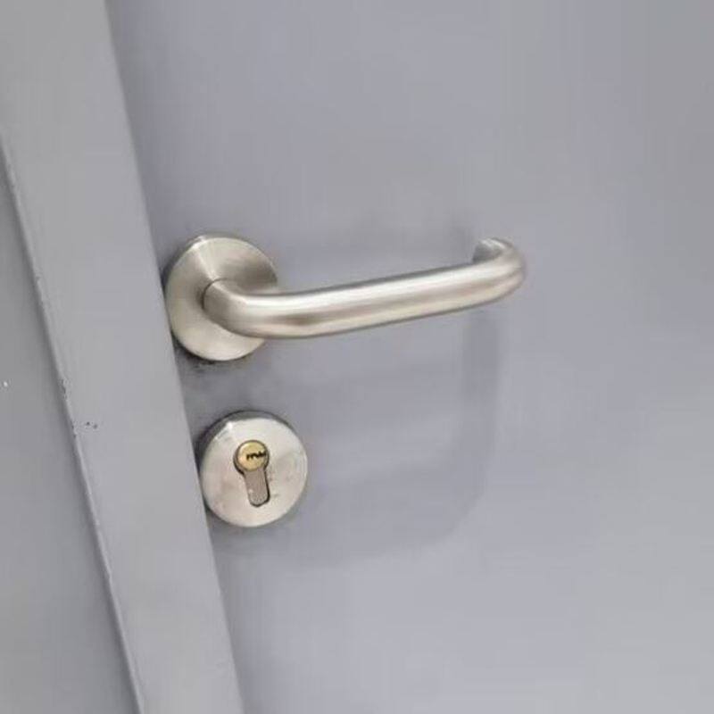 防火把手门锁不锈钢全套配件锁芯防火锁门锁消防门锁 通用型锁.图片