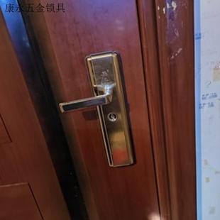 超强防盗门锁具拉手锁体锁芯三件套碰锁特能自弹锁大门锁入户门锁
