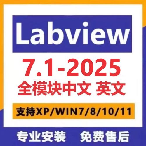 LabVIEW2025软件2024 2023 2022 2018中英文版远程定制安装全模块