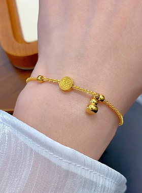 轻奢小众设计满天星福牌平安葫芦 J013