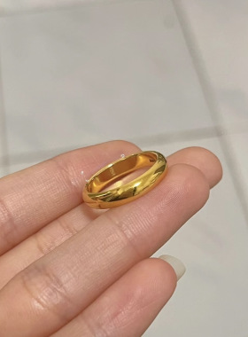 钛钢光面高级舒适感泥鳅背素圈