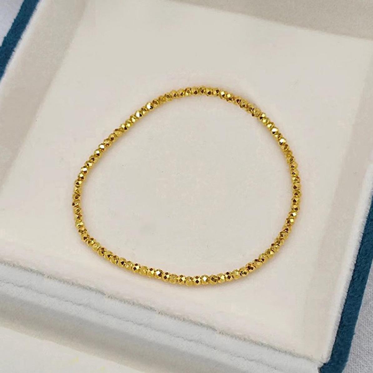 钛钢不掉色蹦迪珠珠手链