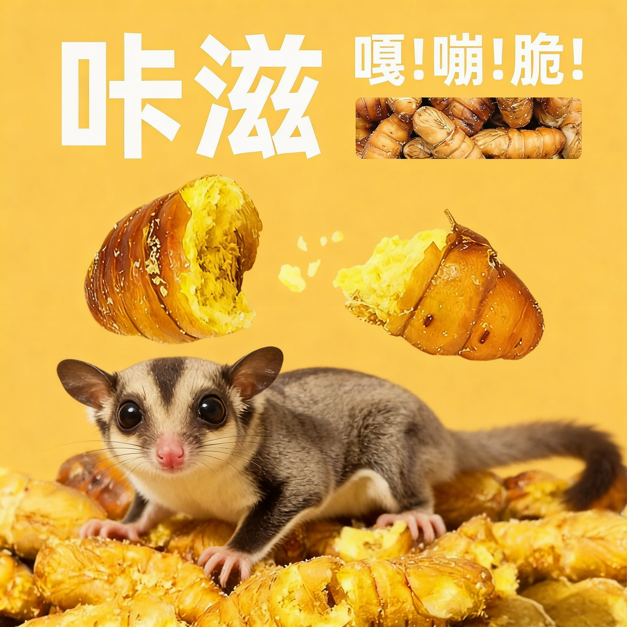 蜜袋鼯零食冻干蚕蛹花枝鼠金丝熊仓鼠零食增肥长肉高蛋白粮食蝉蛹,宠物/宠物食品及用品,鼠类零食,淘宝优惠券,粉丝福利购,淘宝优惠卷