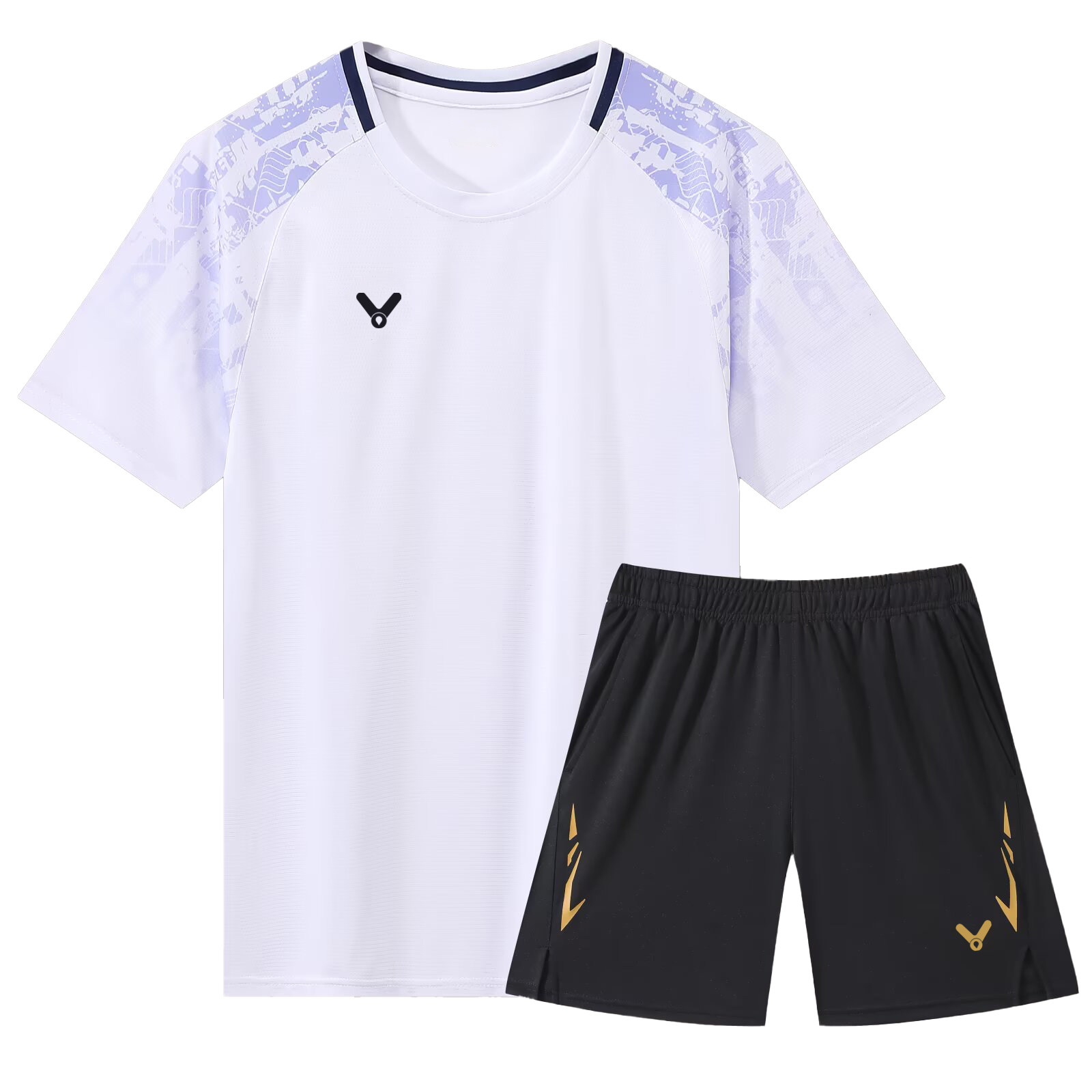 【比赛同款】速干羽毛球服套装训练户外运动上衣短袖男女透气定制