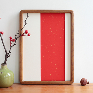 自己写左右两用空白实木相框有画框礼物摆件现代装 饰挂画礼物DIY