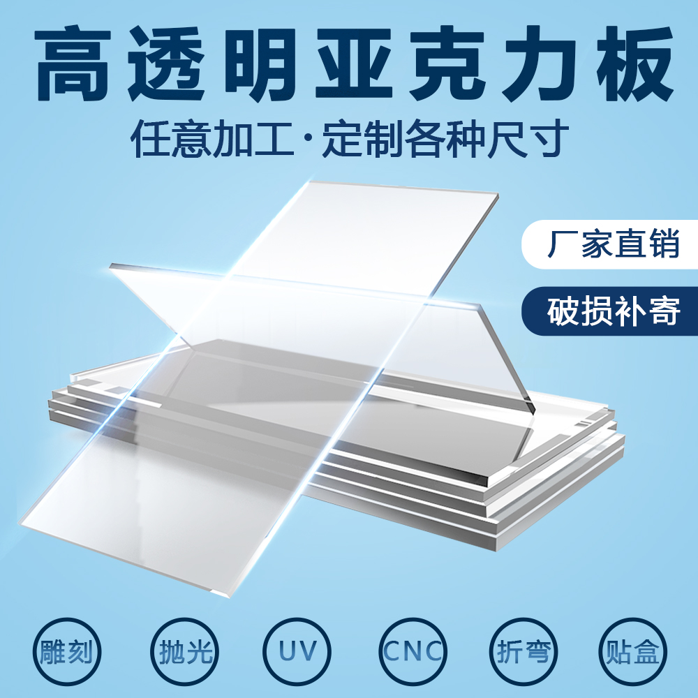 透明亚克力薄片0.2/358/1