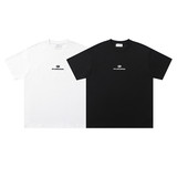 T7777-P45白底平铺夏装宽松短袖T恤美式手工刺绣半袖体恤，男装T恤，电商C309A