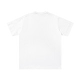 白底T6116-P5281%棉19%锦纶痞帅领口字母刺绣圆领短袖T恤半袖t，男装T恤，电商C309A