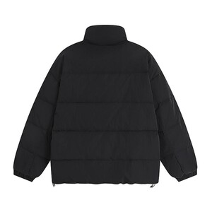 YR0027-P178-新款羽绒服外套牛仔领假两件宽松白鸭绒羽绒服外套男图片