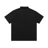 G5306-P4894.8%聚酯纤维5.2氨纶夏季新款假两件衬衫短袖polo衫，男装T恤，电商C309A