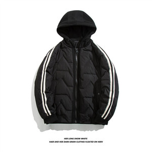 80绒 2025冬装男士潮牌白鸭绒加厚保暖连帽羽绒服外套QY5595-P130,男装羽绒服,电商C309A