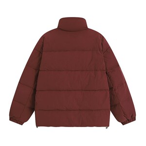 YR0027-P178-新款羽绒服外套牛仔领假两件宽松白鸭绒羽绒服外套男图片