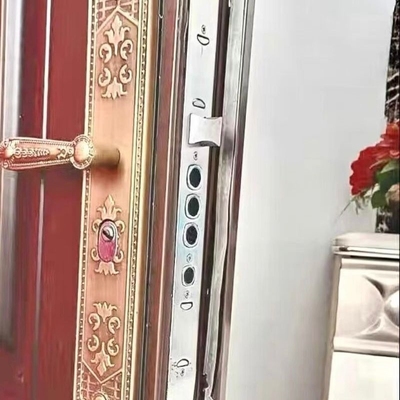霸王锁体锁具室外铜门环形不锈钢防盗门锁通用型指纹锁大门大钩
