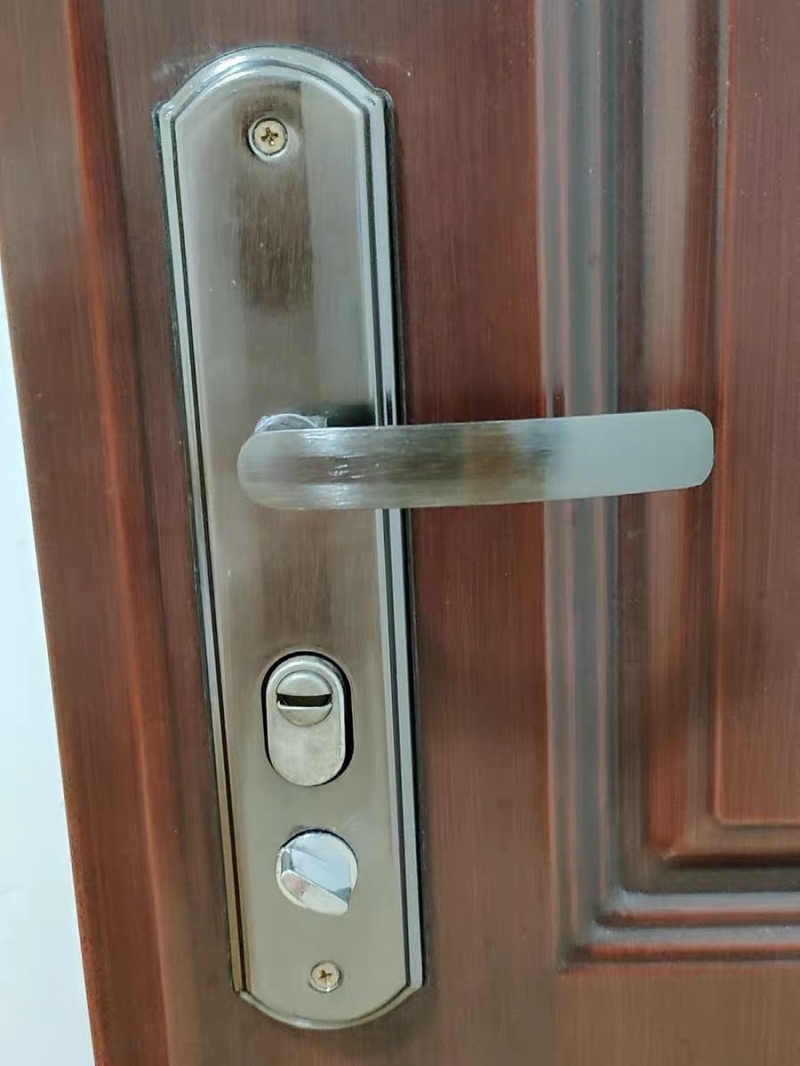 防盗门锁套装锁具家用把手柄通用型防盗门门把手铁门木门锁大门锁