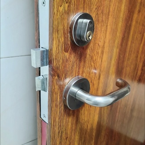 防火门锁专用消防门锁芯通道锁全套通用型304不锈钢锁体安全过道