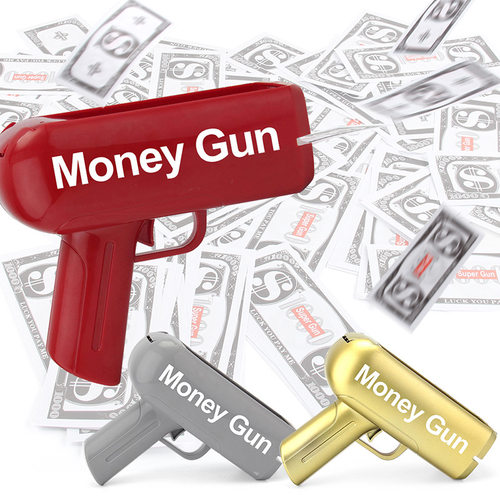 电动喷钱枪加强版大动力MoneyGun