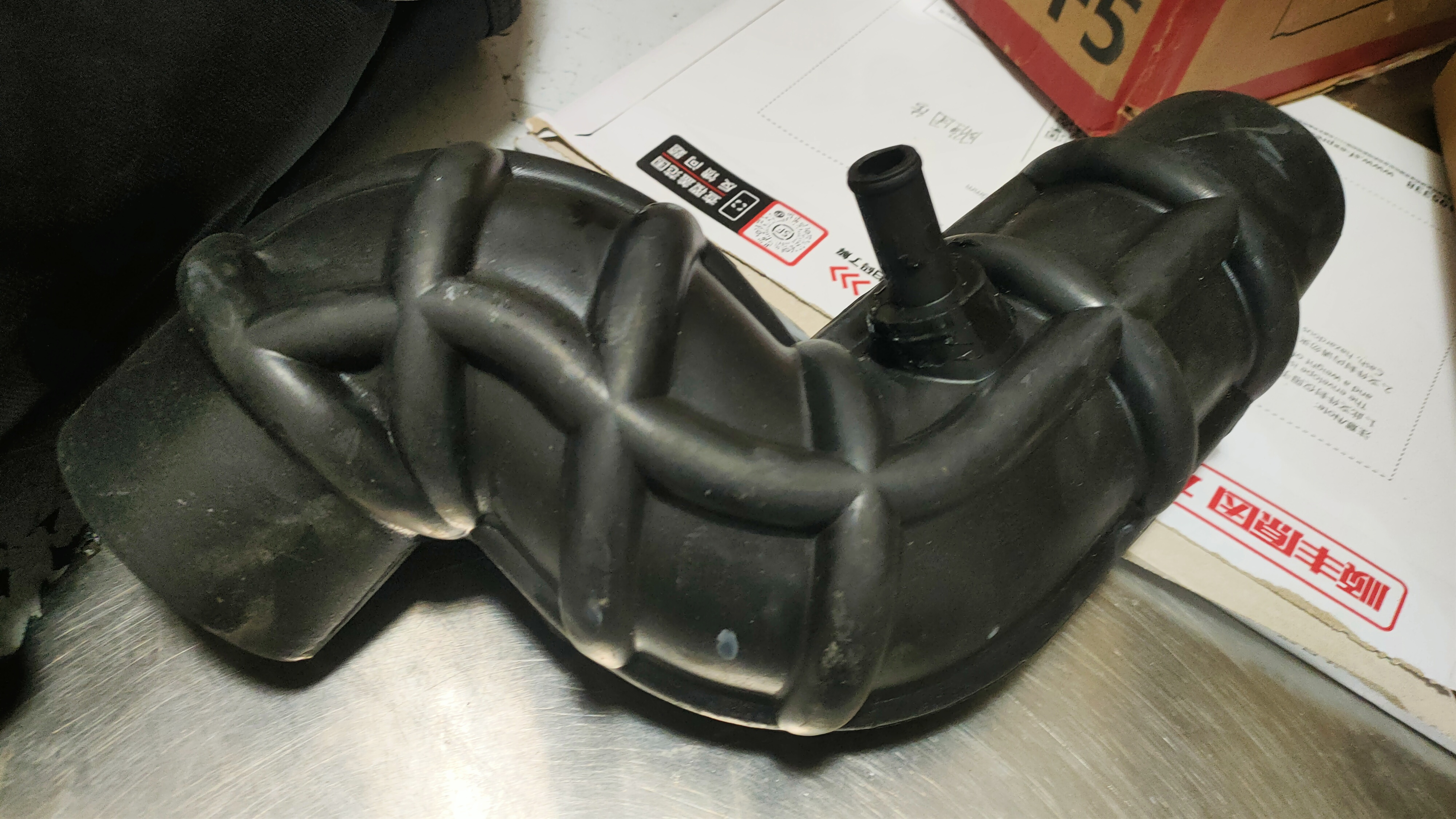 适用江铃顺达进气管凯运凯锐增压器进气软管橡胶凯运空滤管原装