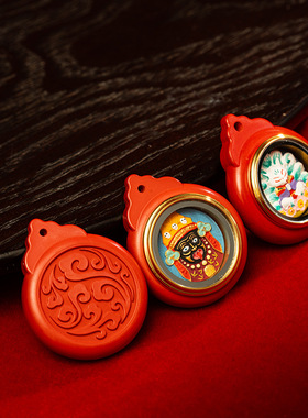 正品朱砂唐卡手绘扎基拉姆黄财diy配件文殊绿度母关公唐卡吊坠