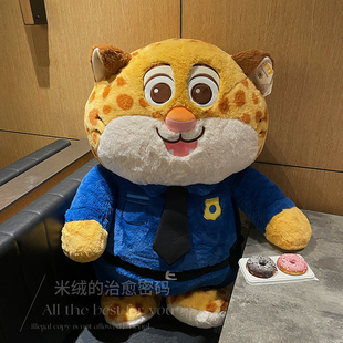 正版疯狂动物城豹警官巨型大号毛绒玩具公仔闺蜜儿童礼物副驾驶