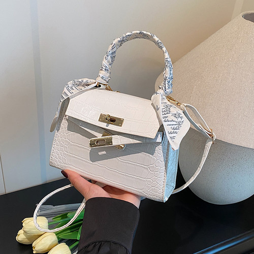 高级质感复古小众手提凯莉包包女