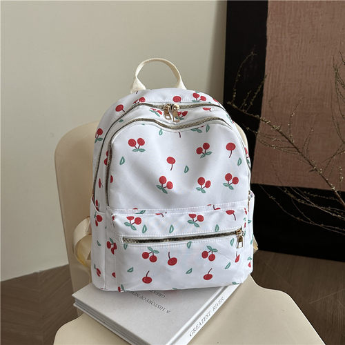 彩色蝴蝶学生书包潮流休闲