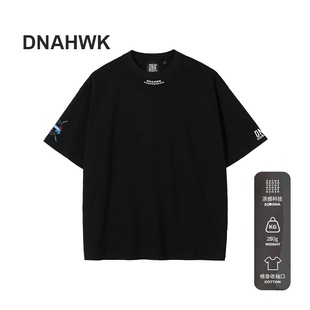 DNAHWK力量举深蹲卧推训练短袖修身显大凉感吸汗简约短袖上衣T恤