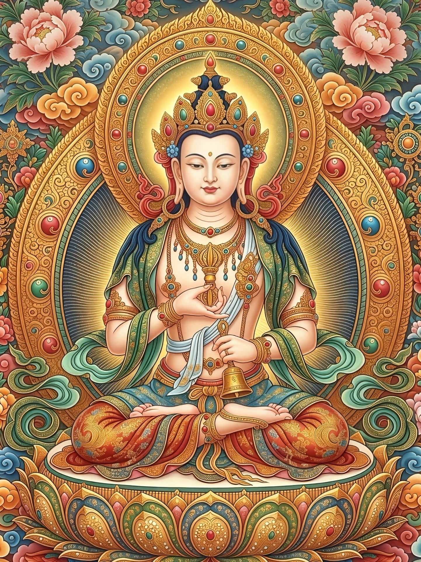 带框钻石画满钻方钻手工贴钻绣客厅玄关竖版神龛新款佛像金刚萨垛