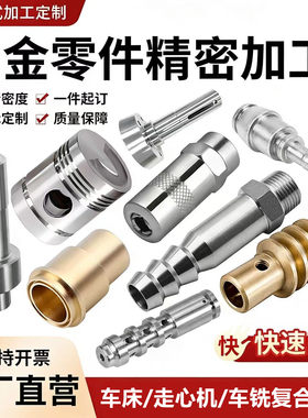 铝合金不锈钢黄铜非标零配件CNC走心机数控车床精密五金加工定制
