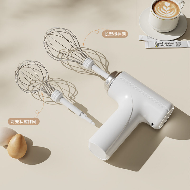 家用电动打蛋器无线手持烘焙台式小型搅拌器奶油蛋清打发器料理礼