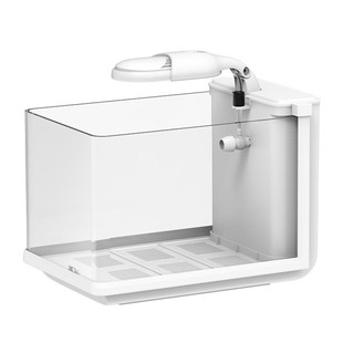 森森桌面热弯鱼缸侧滤客厅小型生态金鱼缸家用免换水玻璃水族箱