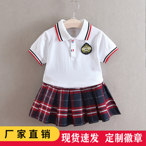 幼儿园班服小学生校服POLO衫夏
