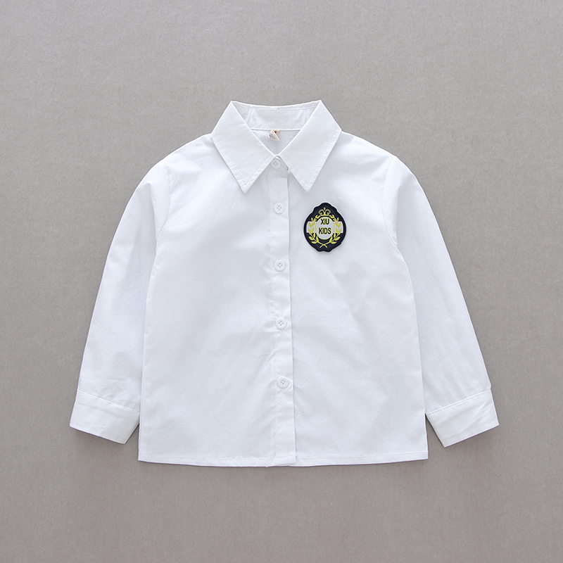 长袖短袖纯棉校服学院风春夏立领