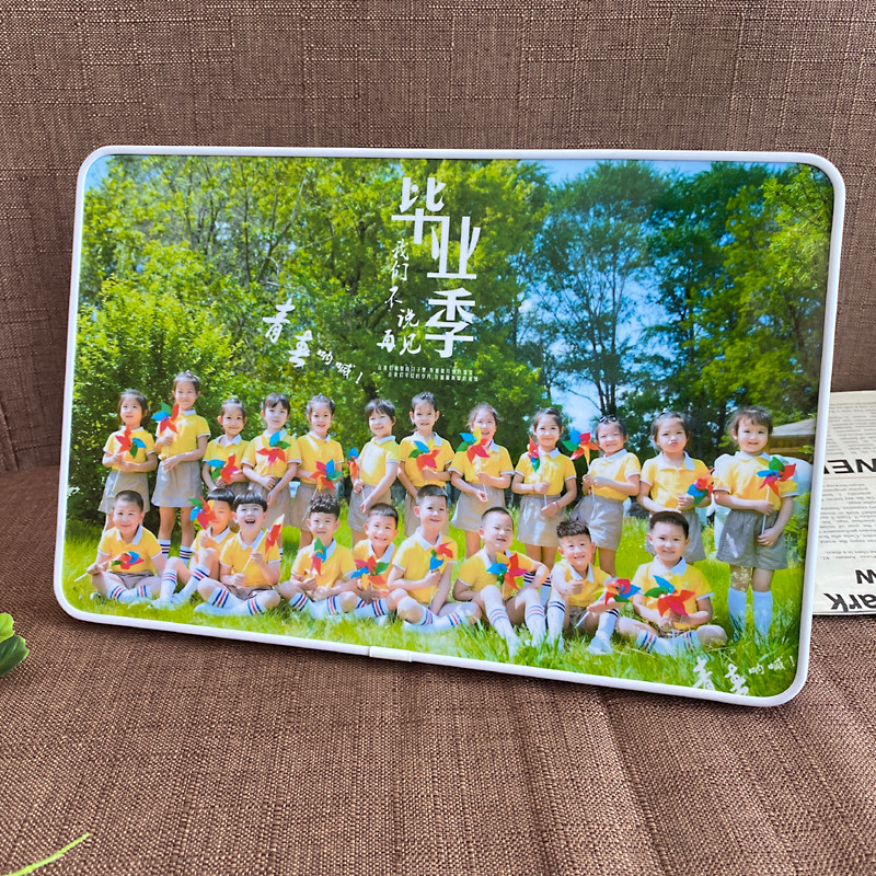 幼儿园水晶相框摆台小学六一毕业相框/画框