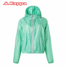 Кожа одежды kappa卡帕串标防风衣女梭织外套连帽开衫皮肤衣k0b42fj44